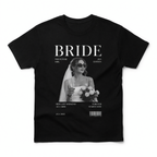 Personalisiertes JGA Shirt mit eigenem Foto - "Bride Magazin"