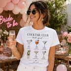 Frauen JGA Shirt Cocktail Club personalisiert