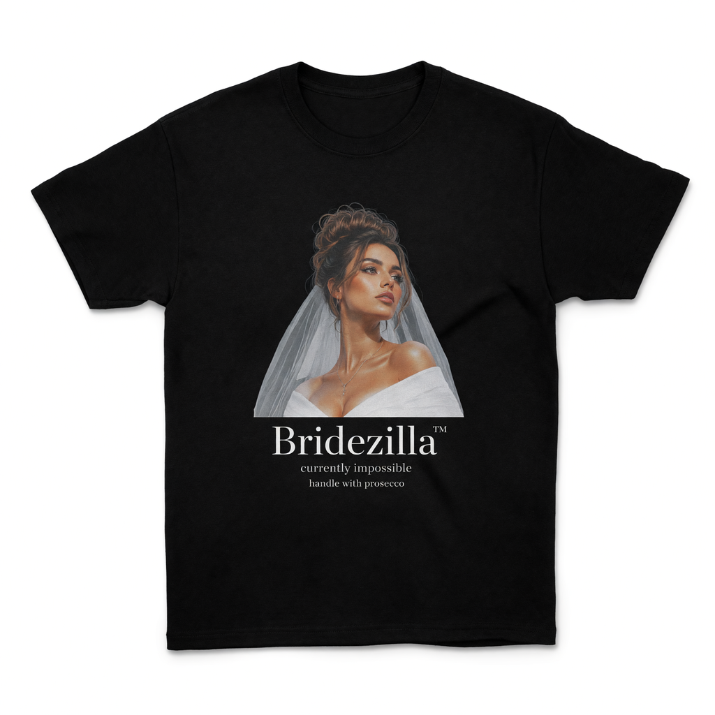 Personalisiertes JGA Shirt mit eigenem Foto - "Bridezilla"
