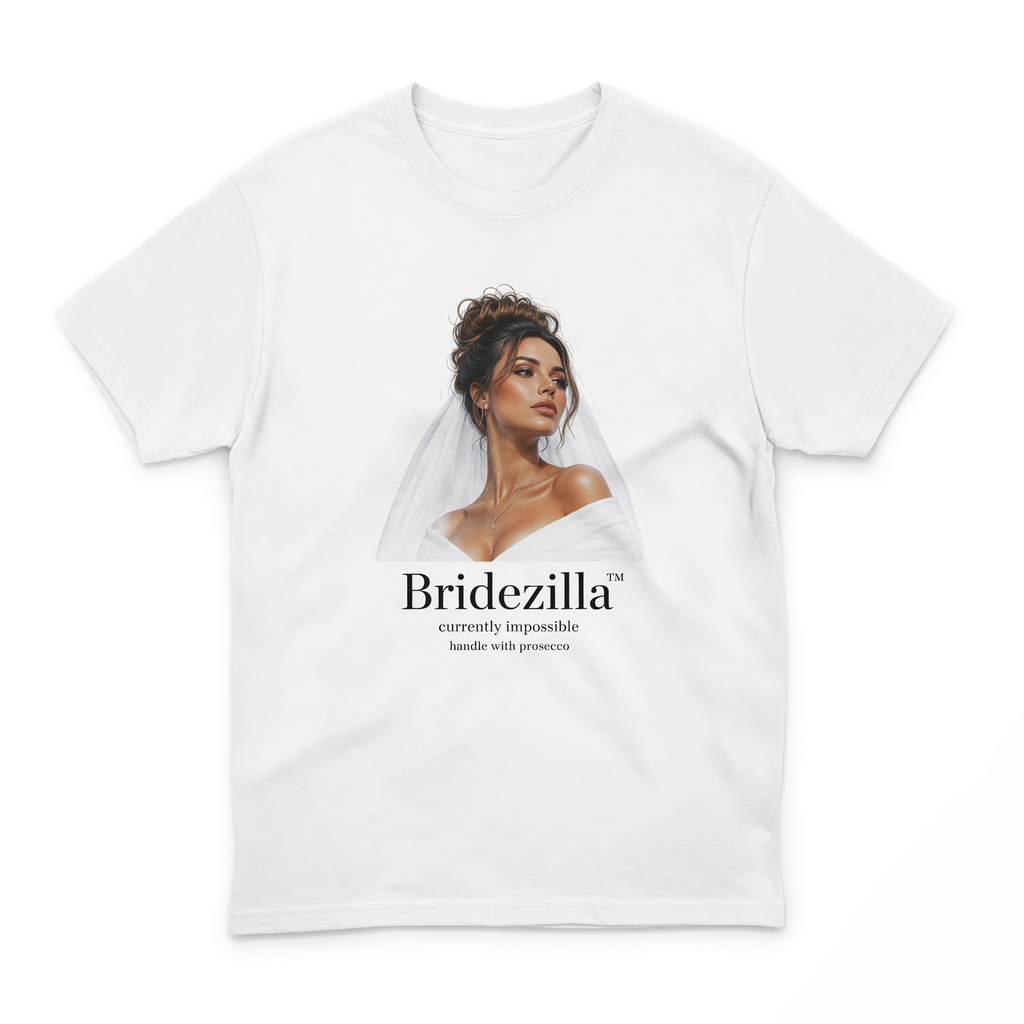 Personalisiertes JGA Shirt mit eigenem Foto - "Bridezilla"