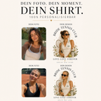 Personalisiertes JGA Shirt mit eigenem Foto - "Tennis Bride Club"
