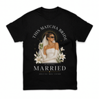 Personalisiertes JGA Shirt mit eigenem Foto - "Matcha Bride"