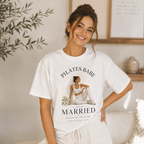 Personalisiertes JGA Shirt mit eigenem Foto - "Pilates Babe"