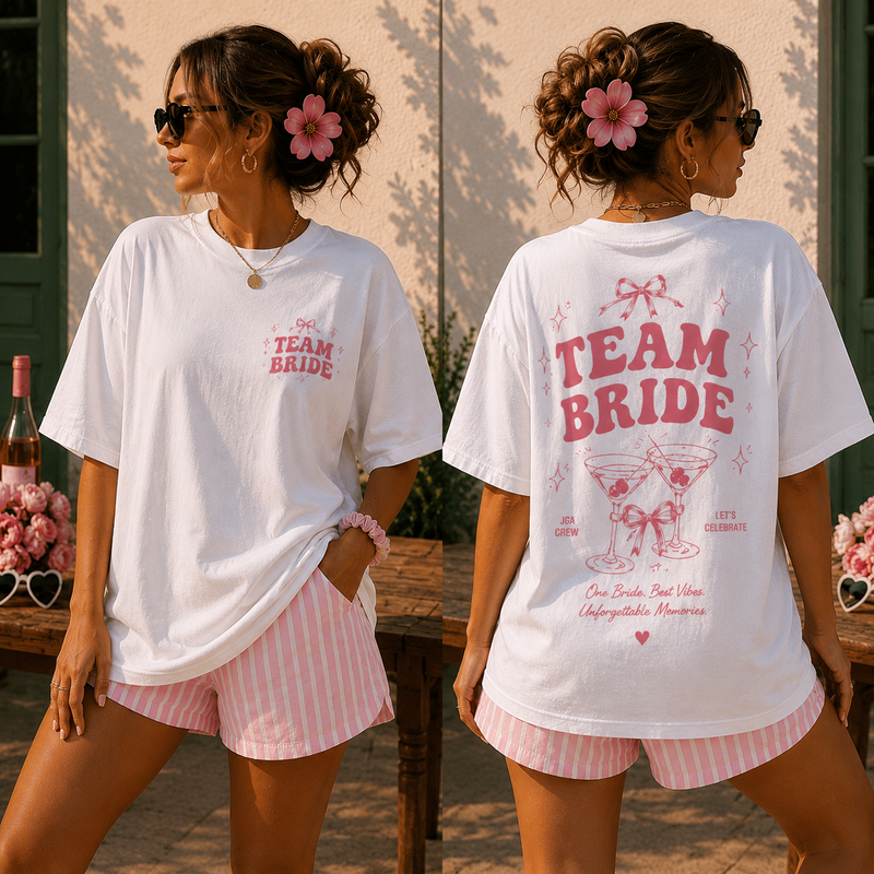 Frauen JGA Shirt - "Team Bride"