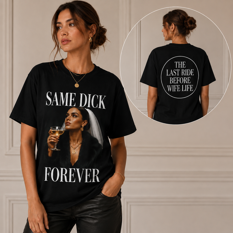 Personalisiertes JGA Shirt mit eigenem Foto - "Mob Wife"