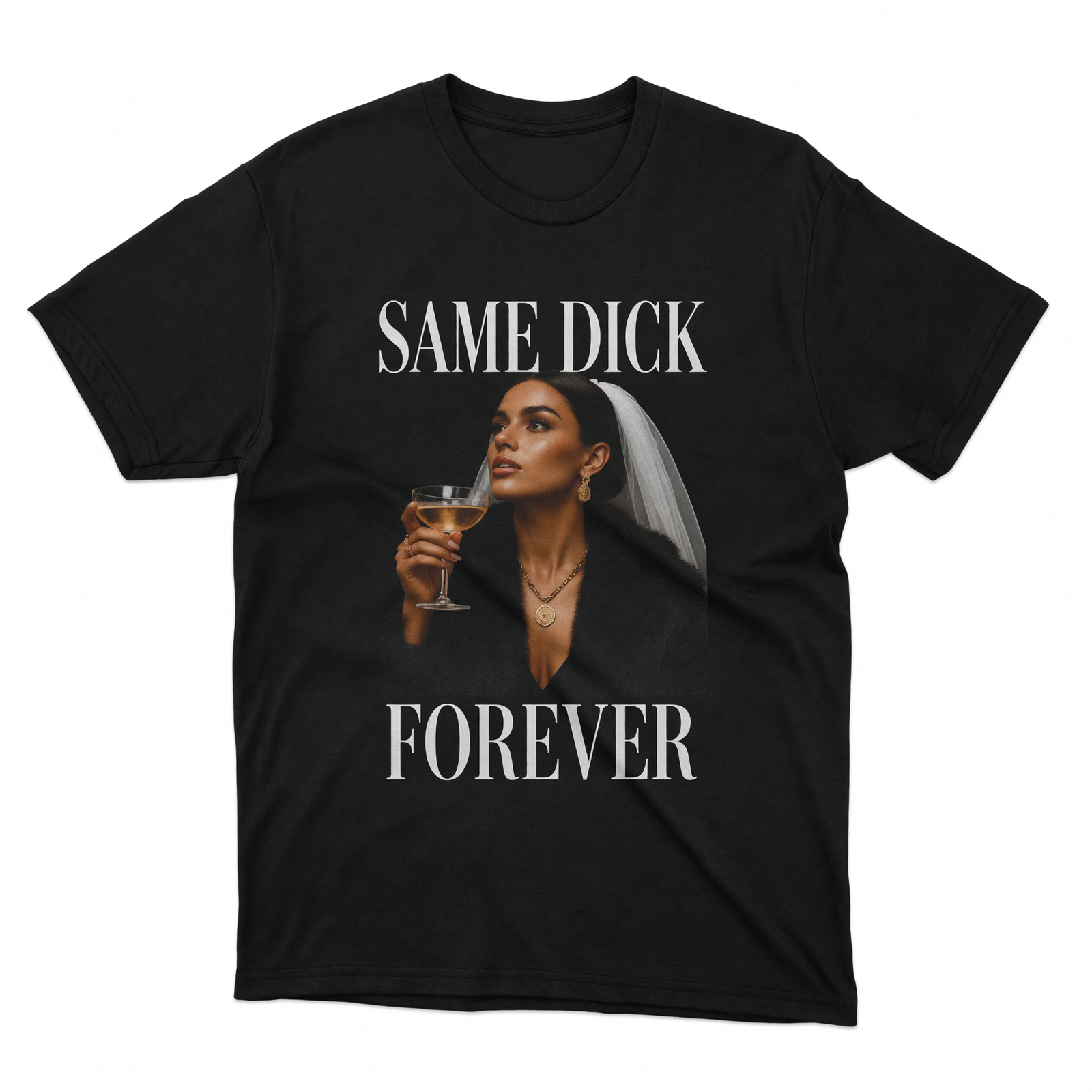 Personalisiertes JGA Shirt mit eigenem Foto - "Mob Wife"