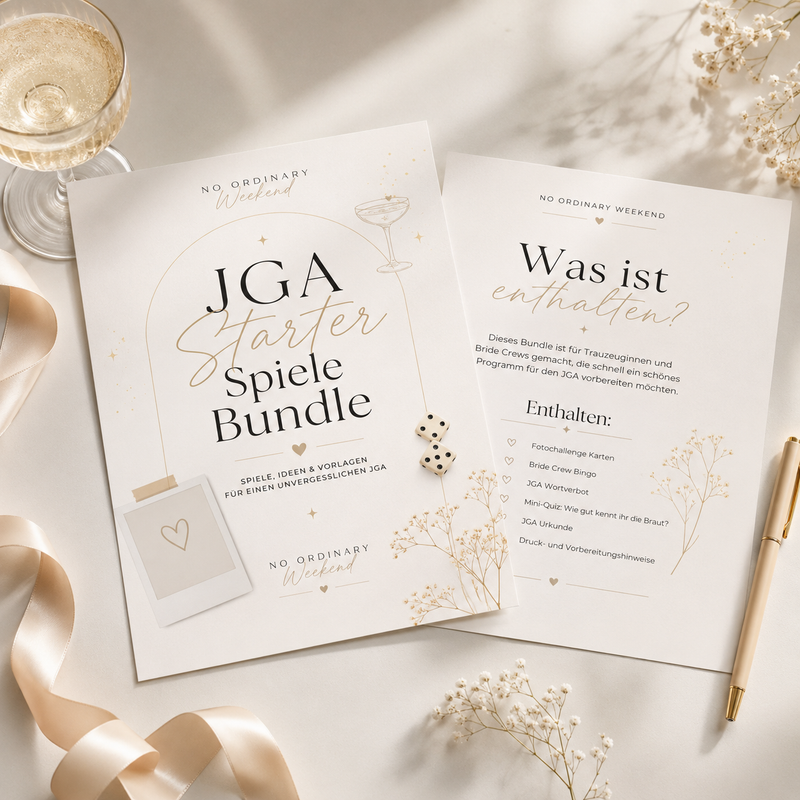 JGA Games Bundle to Print | PDF for Hen Party