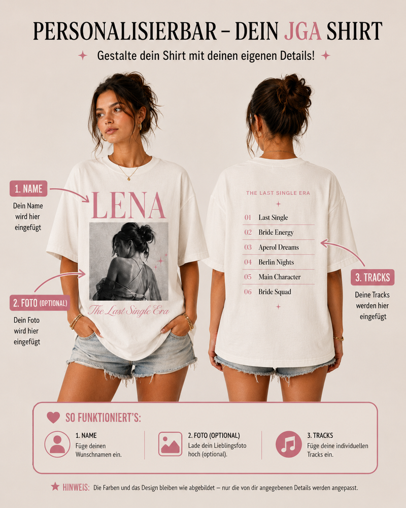 Frauen JGA Shirt - Last Single Era