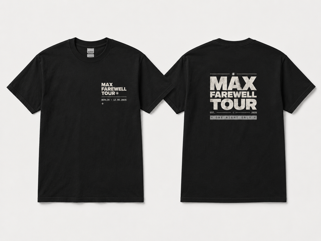 Personalisiertes Männer JGA Shirt - "Farewell Tour"