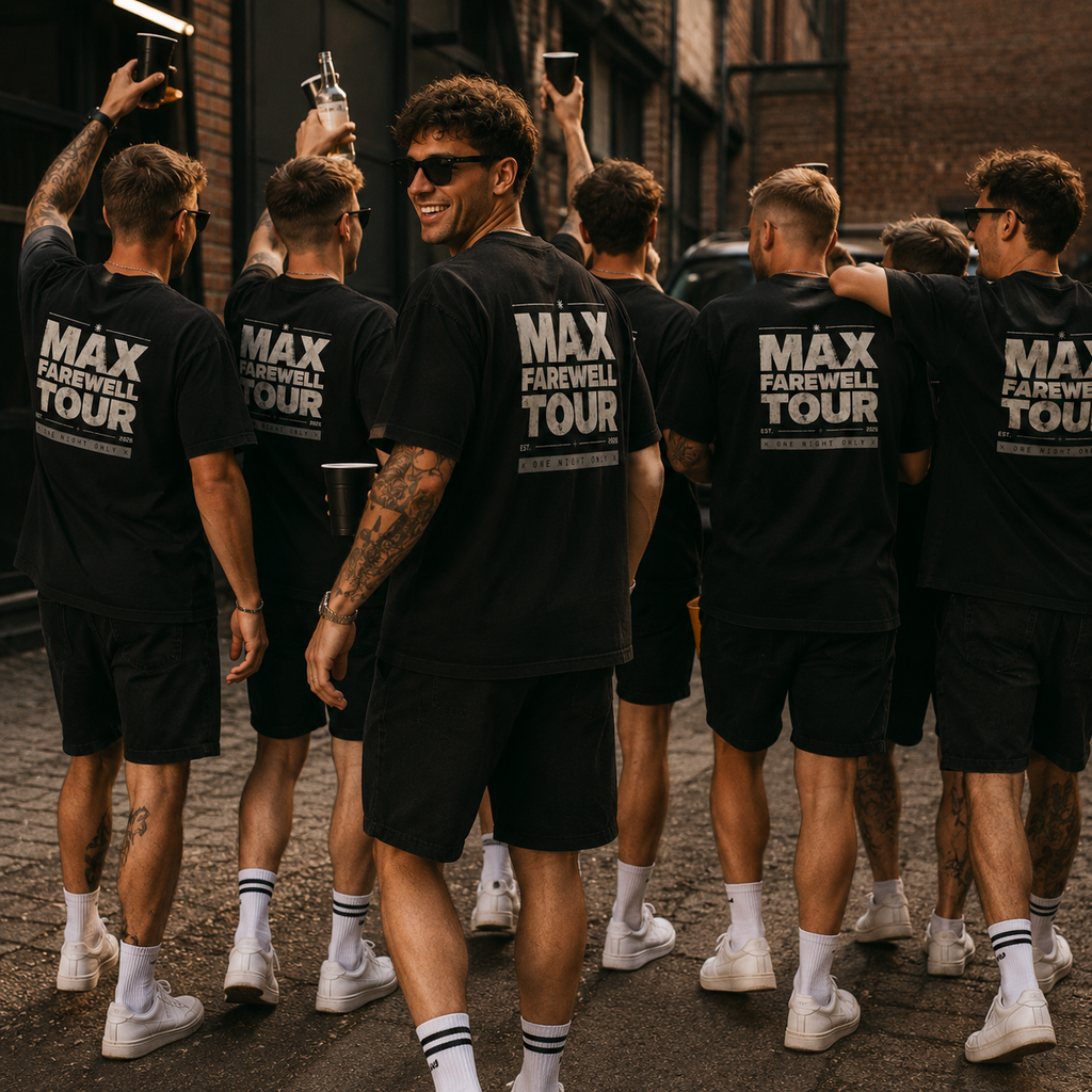 Personalisiertes Männer JGA Shirt - "Farewell Tour"