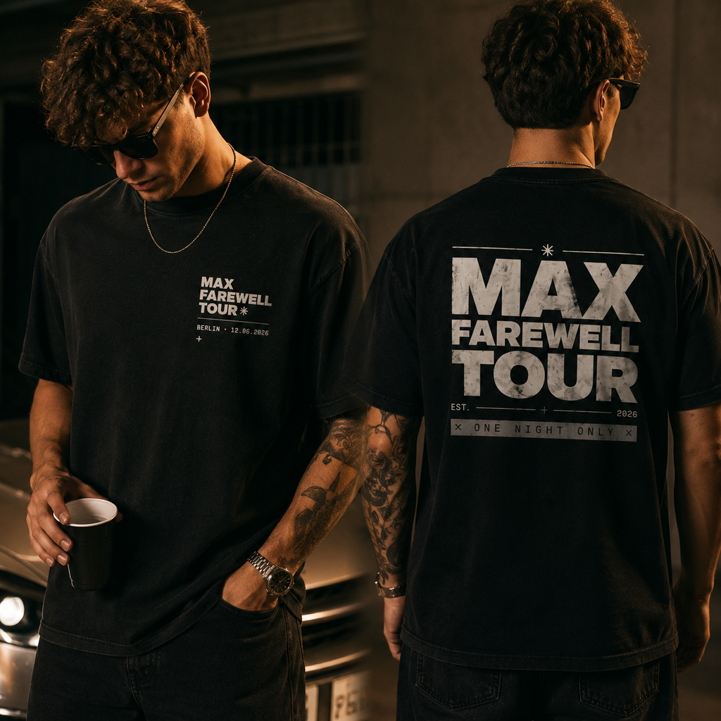 Personalisiertes Männer JGA Shirt - "Farewell Tour"