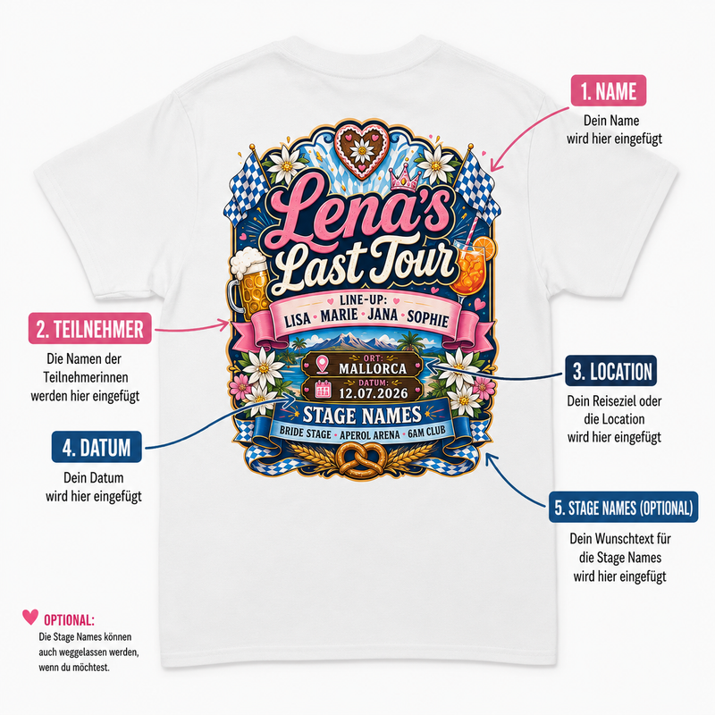 JGA Shirt - Festival Poster Wiesn