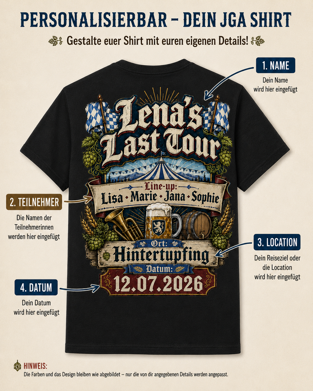 JGA Shirt - Festival Poster Zeltfest