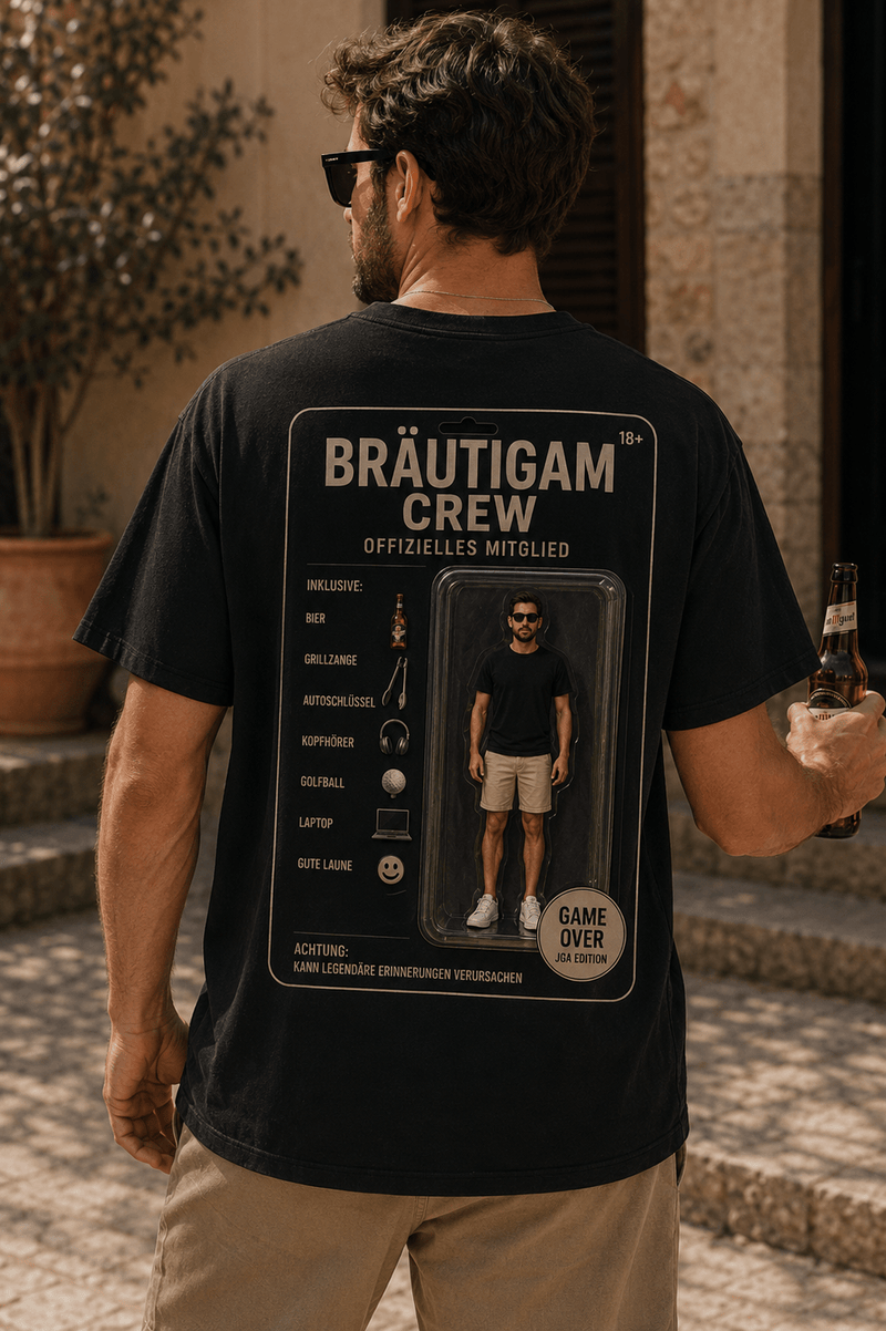 Männer JGA Gruppenshirt - Actionfigur - JGA Shop