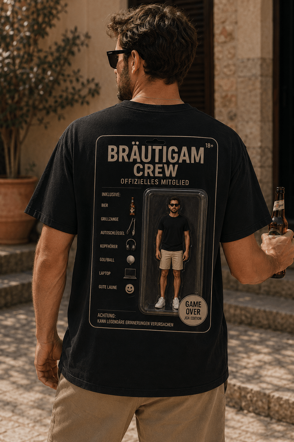 Männer JGA Gruppenshirt - Actionfigur - JGA Shop