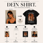 Personalisiertes JGA Shirt mit eigenem Foto – "Editorial"